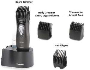 Panasonic electric body shaver , 5 attachments