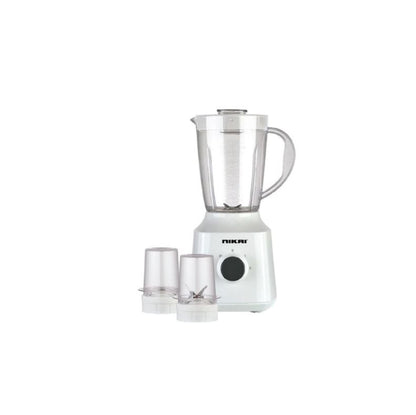 Nikai blender 3 IN 1 - 300W , With one jar for meat grander