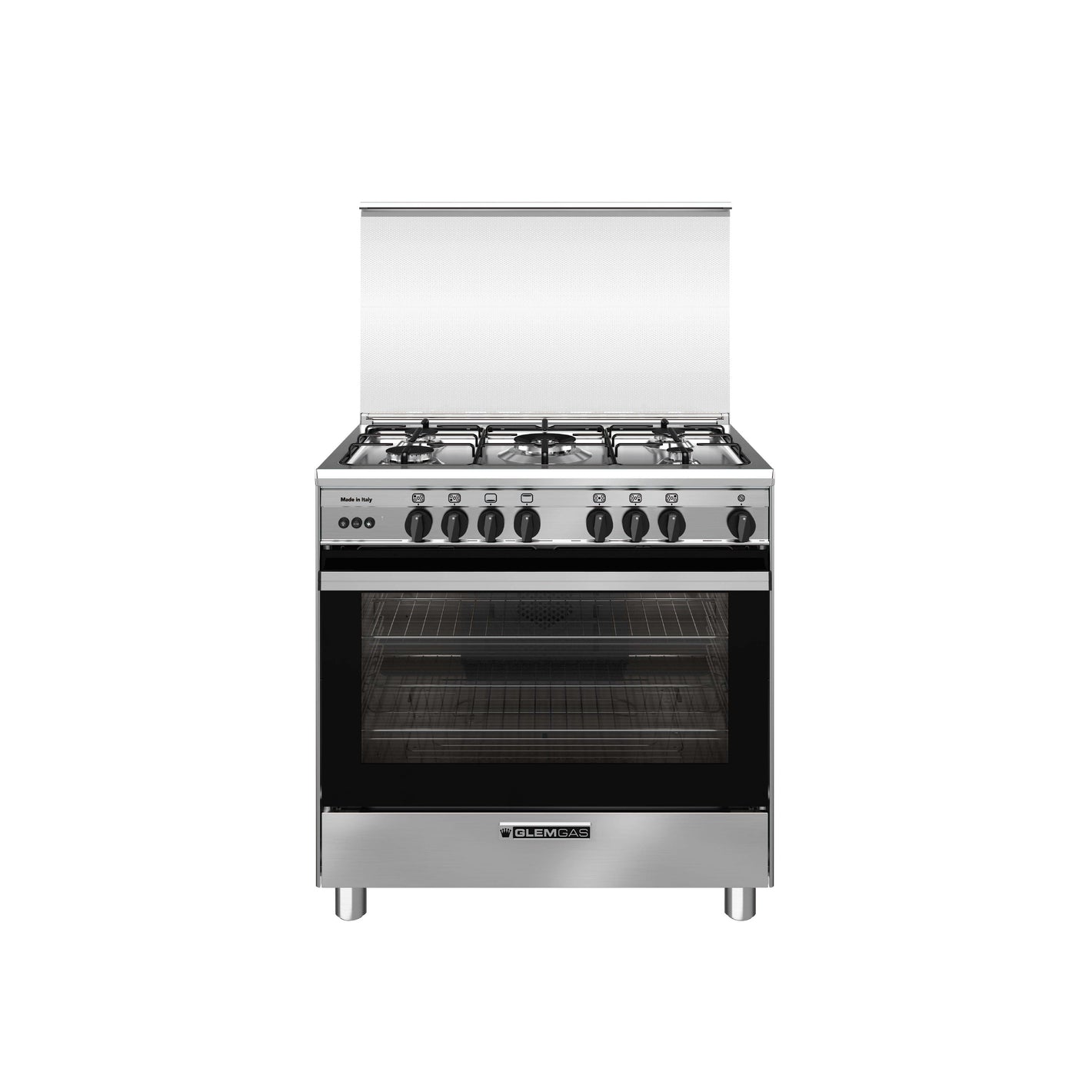 Glem Gas 80x50 Cooker, Full Safety, Closed Door