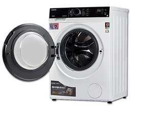 Toshiba Front Load Washer and Dryer, 10/7 kg, 1400 RPM, White