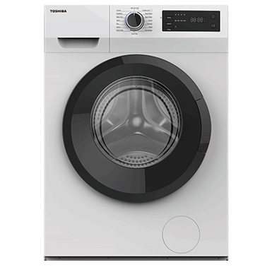 Toshiba Front Load Washer and Dryer, 10/7 kg, 1400 RPM, White