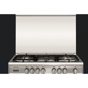 Glem Gas 90x60 Cooker, Multifunction, Gas oven heavy duty with fan, Full Safety